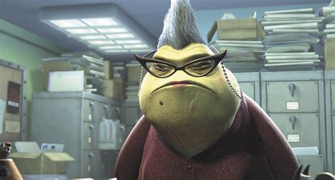 the receptionist in monsters inc.